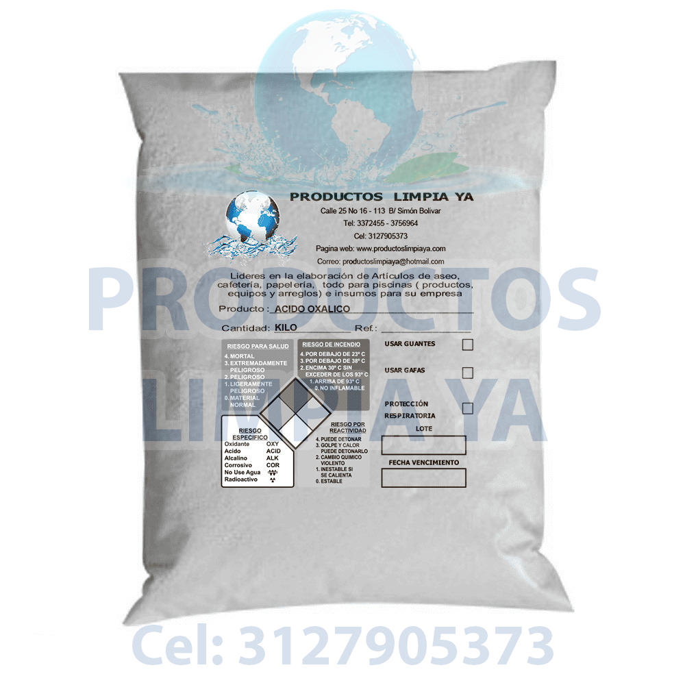 acido oxálico por kilo