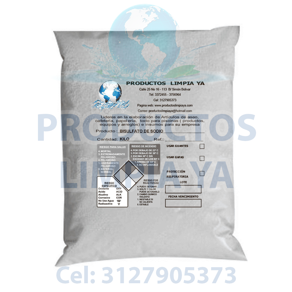 bisulfato de sodio por kilo