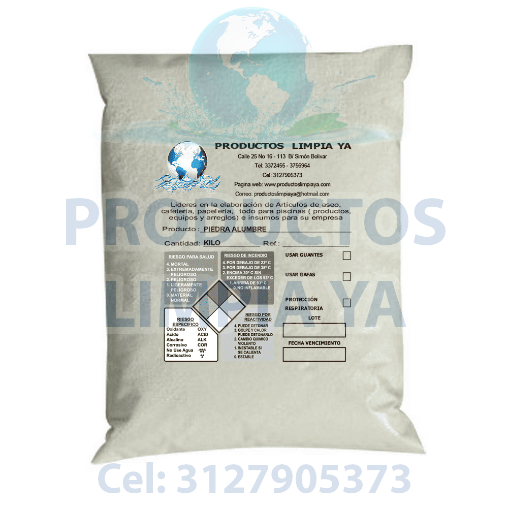 piedra alumbre por kilo