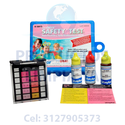 test de análisis para piscinas